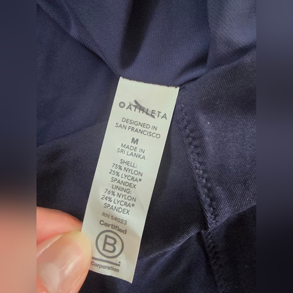 Athleta High Waisted Swim Bottom Medium - Picture 3 of 4